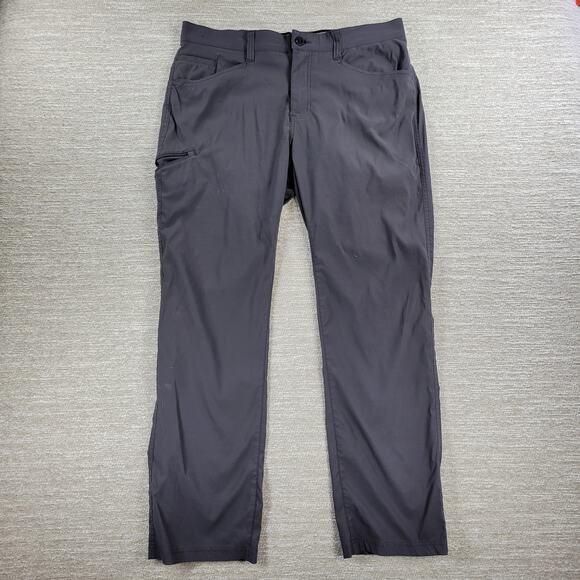 Orvis Tech Pants Mens 36x32 Gray Hiking Outdoor Golf Lightweight Water Repellent - Picture 6 of 15